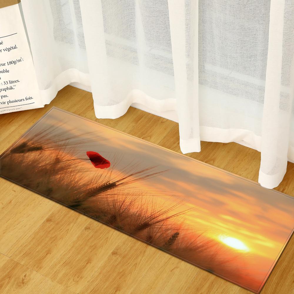 Scenic Entrance Mat Kitchen Strip Bedroom Floor Mat Study Bay Window Mat Living Room Carpet