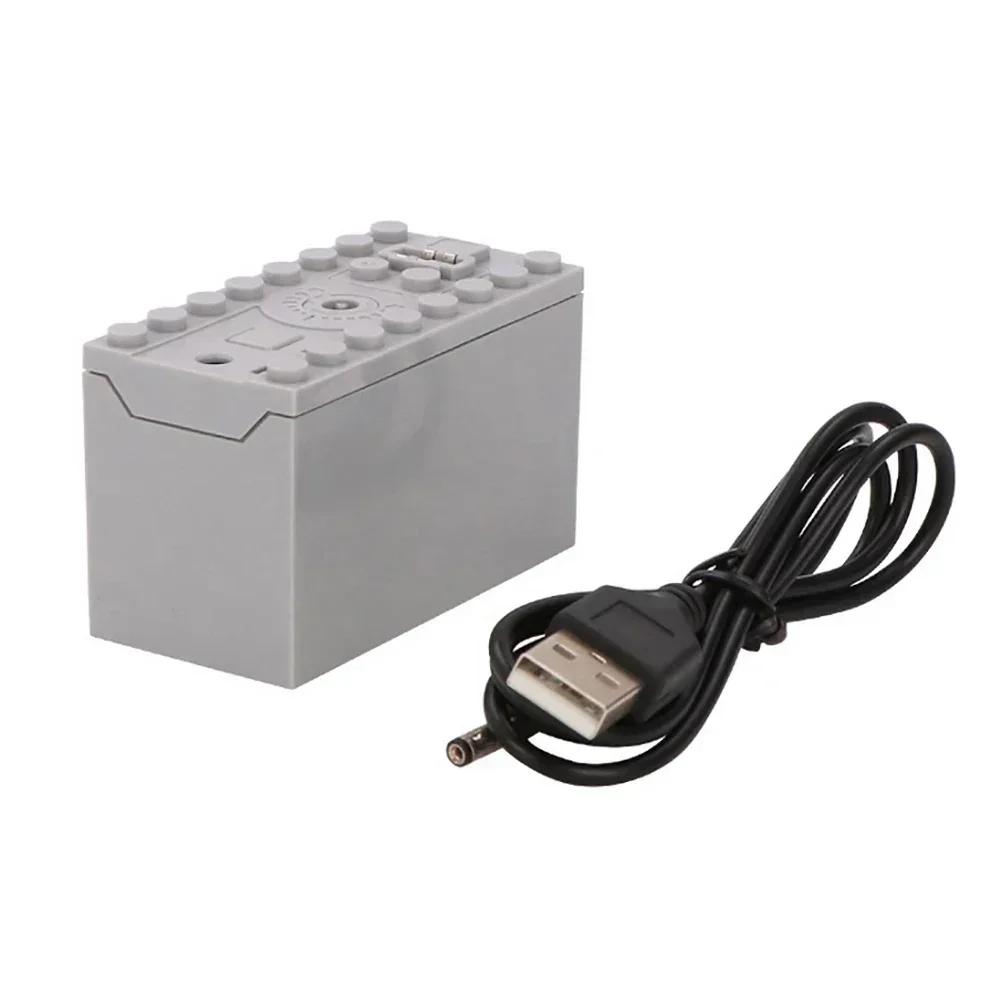 Scatola Batteria Ricaricabile al Litio MOC Strumento Multi-funzione per Alimentazione Auto Treno Motore Controllo Regolazione Velocità per Blocchi da Costruzione 8878