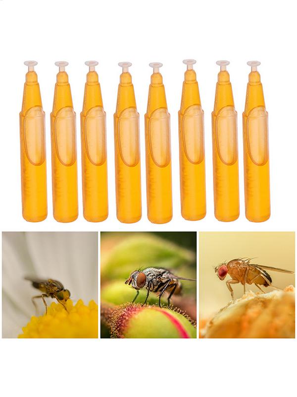 10Pcs Fruit Fly Attractant Liquid Fruit Fly Killer Drosophila Attractant For Gardens Backyards Greenhouses Nurseries 2ml
