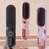 Double Purpose Hair Styler Brush USB Charging Hair Straightener 3600mAh Battery Ideal for Travel Efficient Styling
