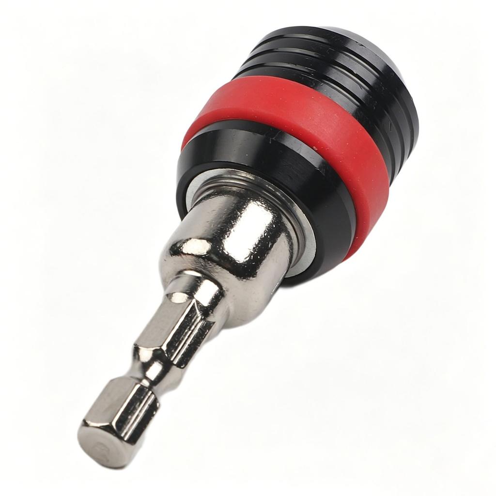 Carbon Steel Construction Bit Holder Hex Shank Adapter One-hand Quick Release