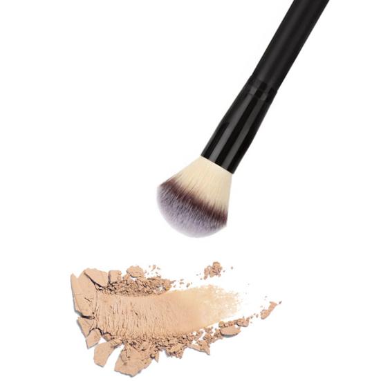 Women Wooden Soft Loose Powder Blusher Makeup Brush Face Cosmetic Beauty Tool