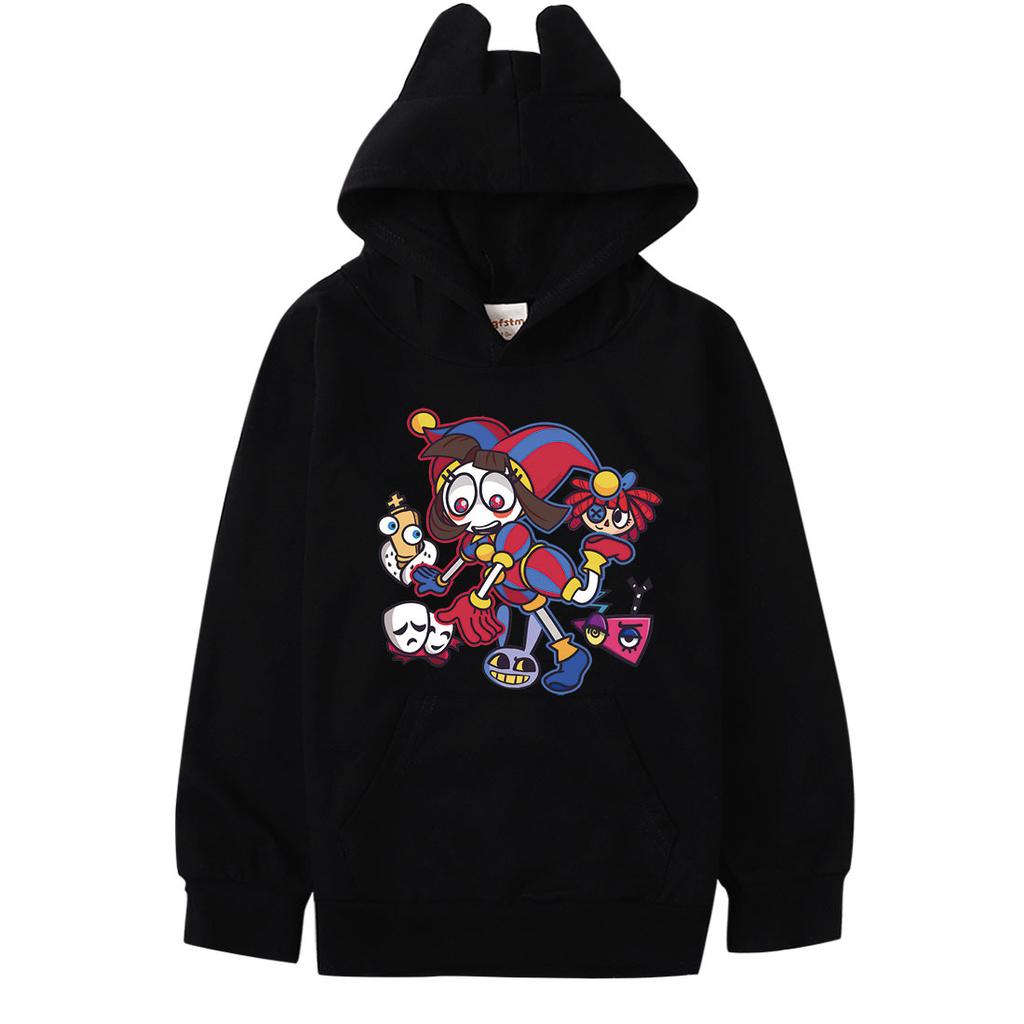 The Amazing Digital Circus Hoodie Toddler Girls Pomni Clothes Baby Boys Long Sleeve Sweatshirt 2026 Autumn Children's Clothing