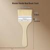 Nylon Bristle Art Brush with Wood Handle for Oil Painting