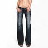 Y2K Low Rise Flared Jeans Women High Stretch Washed Denim Streetwear