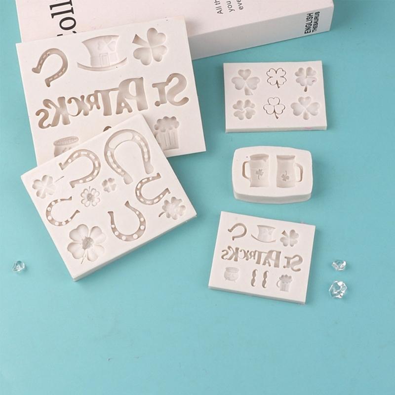 Leaf Silicones Molds Holiday Fondant Molds Irish Hat Baking Molds for Chocolate Candy Cake Decoration Molds