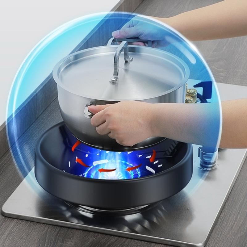 Wind Shield Bracket Gas Stove Energy Saving Cover Hood Home Gas Stove Wind proof Stand Accessories Easy to Install