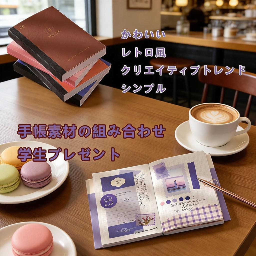HUIKKJP Cute A6 Planner Set for Elementary School Girls DIY Planner Bullet Graduation Gift - Stationery, Materials, Scrapbooking, Journal,