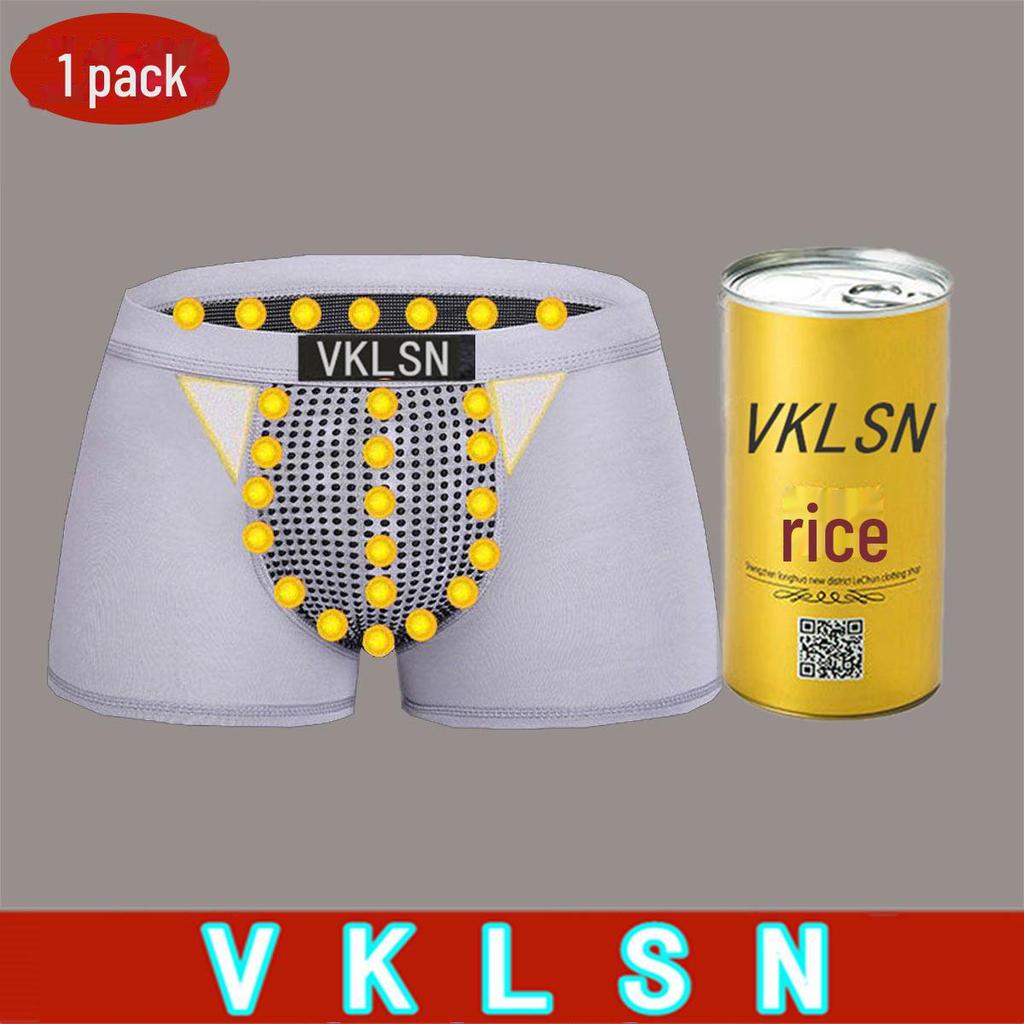 Britské tepláky: Pánské boxerky s 22 magnety, látka mléčné hedvábí