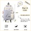 FANDARE Women's Backpack with Plush Toy, Large Capacity, A4 Size, 15.6-inch Laptop Storage, Lightweight, Simple Design, Popular, Unisex, Perfect for