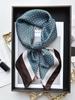 Vintage Chain Print Satin Square Scarf Soft Lightweight Women’s Fashion Accessory for Hair Neck Shawl Elegant Hair Scarf