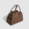 Retro Suede Briefcase Bag Women's Autumn and Winter New High-end Texture Fashion Light Luxury Commuter Portable Tote Bag