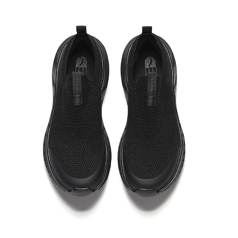 Anta EVA Comfortable Fashion Versatile Non-Slip Wear-Resistant Low-Top Casual Shoes Men Sneaker Black 112537703-1