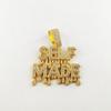European and American Necklace SELFMADE Double Row Letter Pendant, Personalized and Creative Hip-hop Necklace