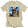 Custom Mens Big Floppa Funny Meme T Shirts ShortSleeve Cotton Tshirt Tshirt Leisure Caracal Cat Tees Clothes