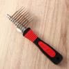 Professional Pet Dematting Fur Rake Non-slip Handle Dog Grooming Brush  Dog Cat Cleaning