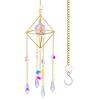 Garden Wind Chimes Colorful Prisms Windows Decor Garden Wind Chimes With Chain Pendant For Wedding Decorations