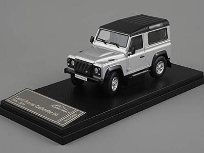 Almost Real Land Rover Defender Silver Scale Complete Diecast Car 410207 1990-2014 - 1/43