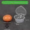 Shixun 50ml Double Compartment Heart-Shaped Dipping Sauce Containers