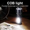 2024 New White Laser Flashlight Built-in Battery Rechargeable Torch Waterproof Outdoor Light Camping Lantern