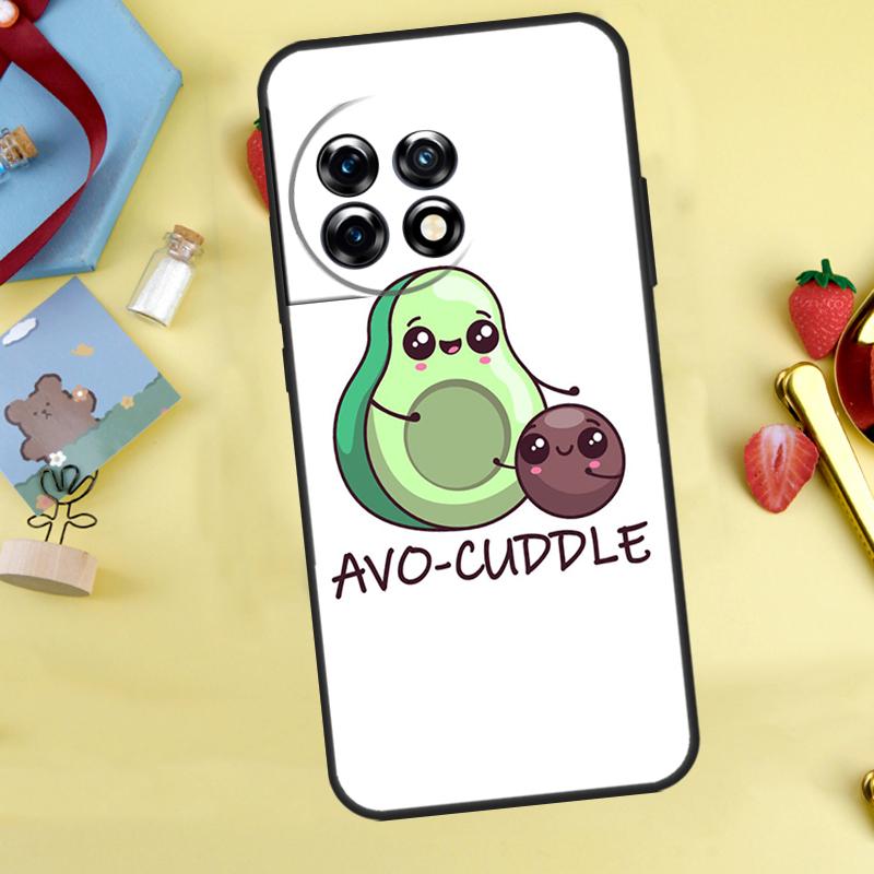 Hübsche Avocado-Hülle für OnePlus 13T 13R 12 12R 15 13 11 10 10T 8T Nord 5 CE 2 3 4 Lite Nord N20 N30 Cover