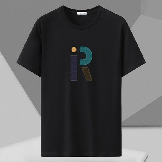 Men's Plus Size Korean Style Crew Neck Short Sleeve T-Shirt