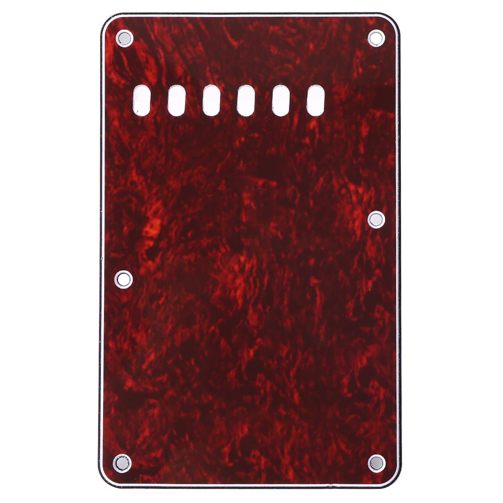 Guitar Bass Instrument Accessories 6 Holes Guitar Tremolo Cavity Cover Back Plate for Fender ST SQ Electric Guitar