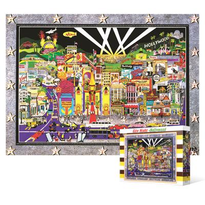 500 Piece Jigsaw Puzzle - City Night Hollywood, Popular Korean Puzzle
