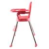 Baby High Chair Simple Portable Height Chair Foldable Booster Seats for Toddlers Pink