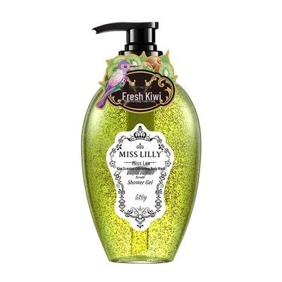 MISS LILLY Gel Douche Exfoliant aux Acides Aminés Parfum Kiwi