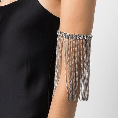 Strass Lange Quaste Armkette Mehrlagiges Armband - Elegantes Feiertags-Party-Accessoire