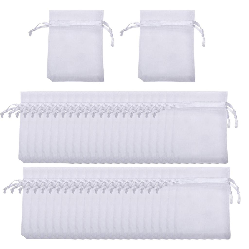100er Pack Obstnetzsäcke 10x15 cm Obstschutz-Netzsäcke Klein für Erdbeeren Beeren Mangos Tomaten Äpfel
