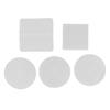 5PCS Coaster Molds Recyclable DIY Production Easy Demoulding Silicone Coaster Mold for DIY Home Decor