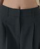 210EDIT Women'S Cool Silky Nen Pintuck Wide Slacks _Ze2Pt520_Sgr