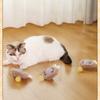 Giocattoli interattivi per gatti, palline rotanti automatiche, coda finta, ricaricabili, giocattolo elettrico intelligente per animali domestici, addestramento cani e gatti, imita il topo