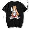 Sword Art Online T Shirt Sao Black Colors T Shirt Cotton Tee Shirt Fun