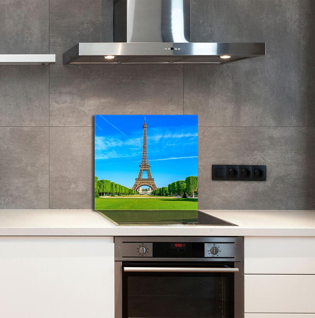 PANEL SZKLANY DO KUCHNI 65x60 Paryż