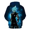 Móda pro fanoušky DRAGON BALL Grafická mikina Outdoorový sport Cosplay Pulovry Mikina s kapucí Cosplay kostým 8 barev