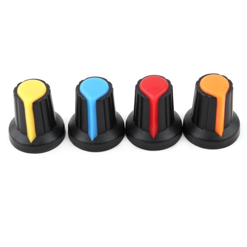 30 STÜCK/Los WH148 Potentiometerknopfkappe(Kupferkern)  15X17mm 6mm Wellenloch AG2 Netzteil Schalterkappen 5 Werte*6 STÜCK=30 STÜCK