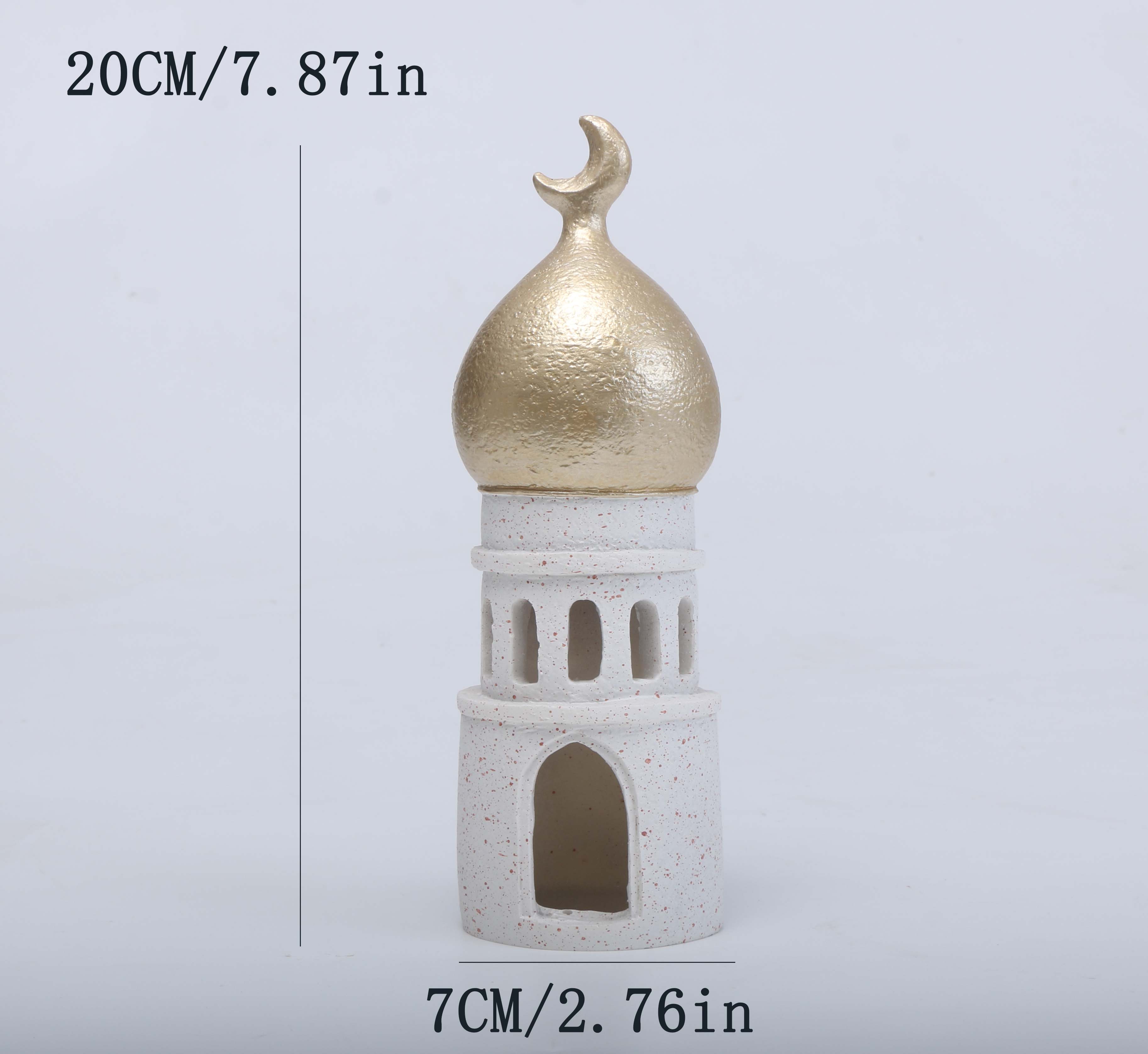 

1pc Middle Eastern Style Resin Statue Decor, Indoor Ornament for Living Room, Multi-Room Compatible, No Power Required Flower Ba