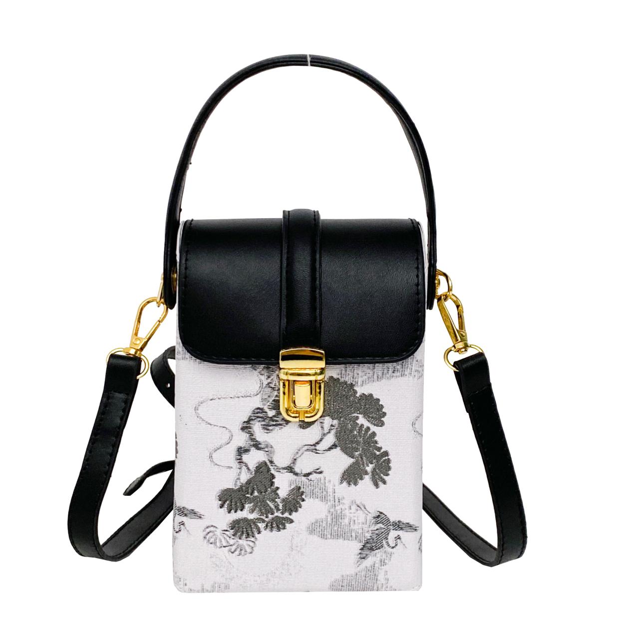 

Роскошные дизайнерские сумки через плечо для женщин, новые модные сумки из искусственной кожи с цветочным принтом, универсальные женские сумки в стиле ретро с клапаном