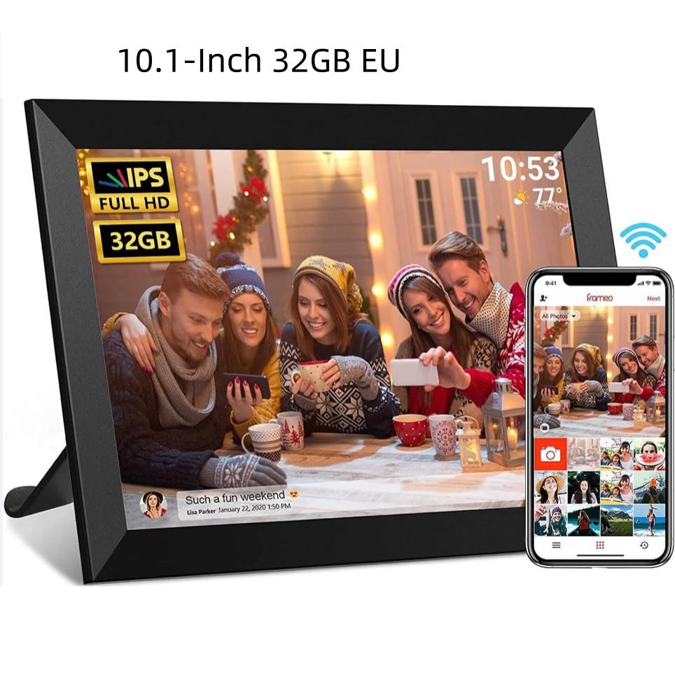 10.1 Inch WiFi Digital Photo Frame IPS Touch Screen Cloud Picture Frame Touch Video Player Remote Push Electronic Album