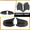 Carbon Fiber Look Side Mirror Covers For BMW 5 Series F10 F11 Pre-LCI 2011-2013