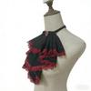 Original Retro Court Style Versatile Fake Collar Saliva Towel Lolita Lace Neck Decoration Gothic Vampire Style Bow Tie