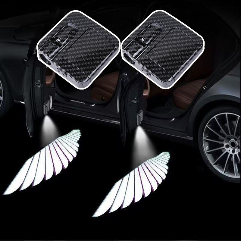 

2 шт. антистолкновительный лазерный свет мотоцикла крылья ангела светодиодный проекционный свет электромобиль уличная модификация приветственное украшение