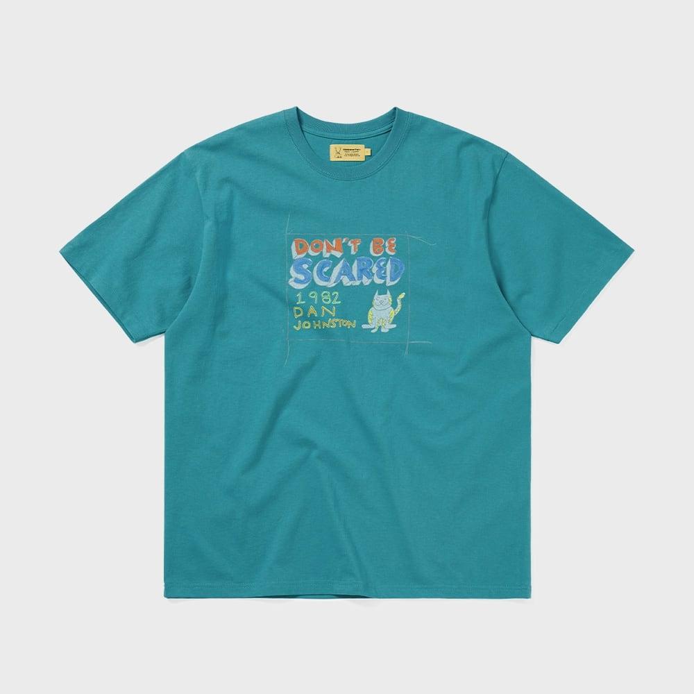 Thisisneverthat Tnt Daniel Johnston Scared Tee Teal S