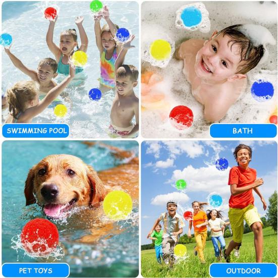 Reusable Balloons Absorbent Instant Fill Splash Water Water Balloons Outdoor Water