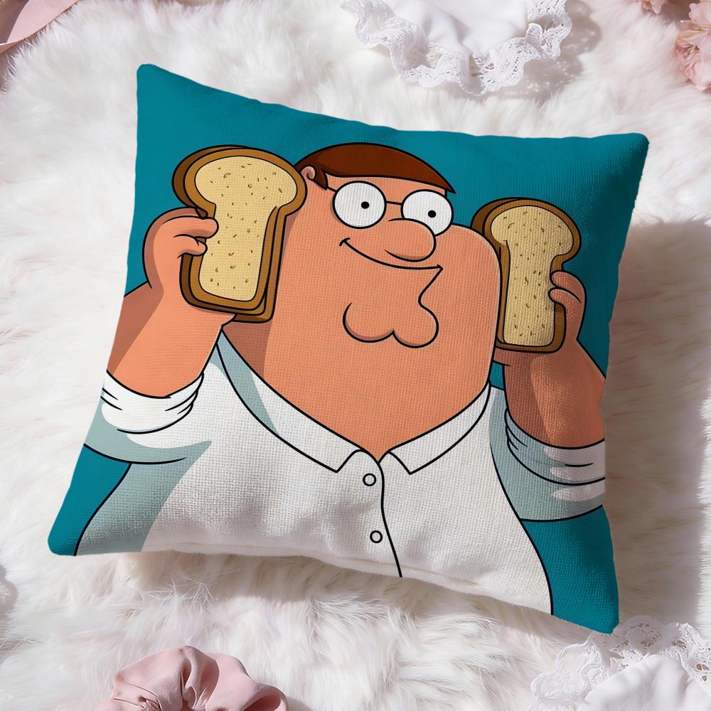 Anime F-Family GuyS Cushion Cover Premium Comfort Reversible Pillow Cove -Two In One Design for Any Room & Car Interior