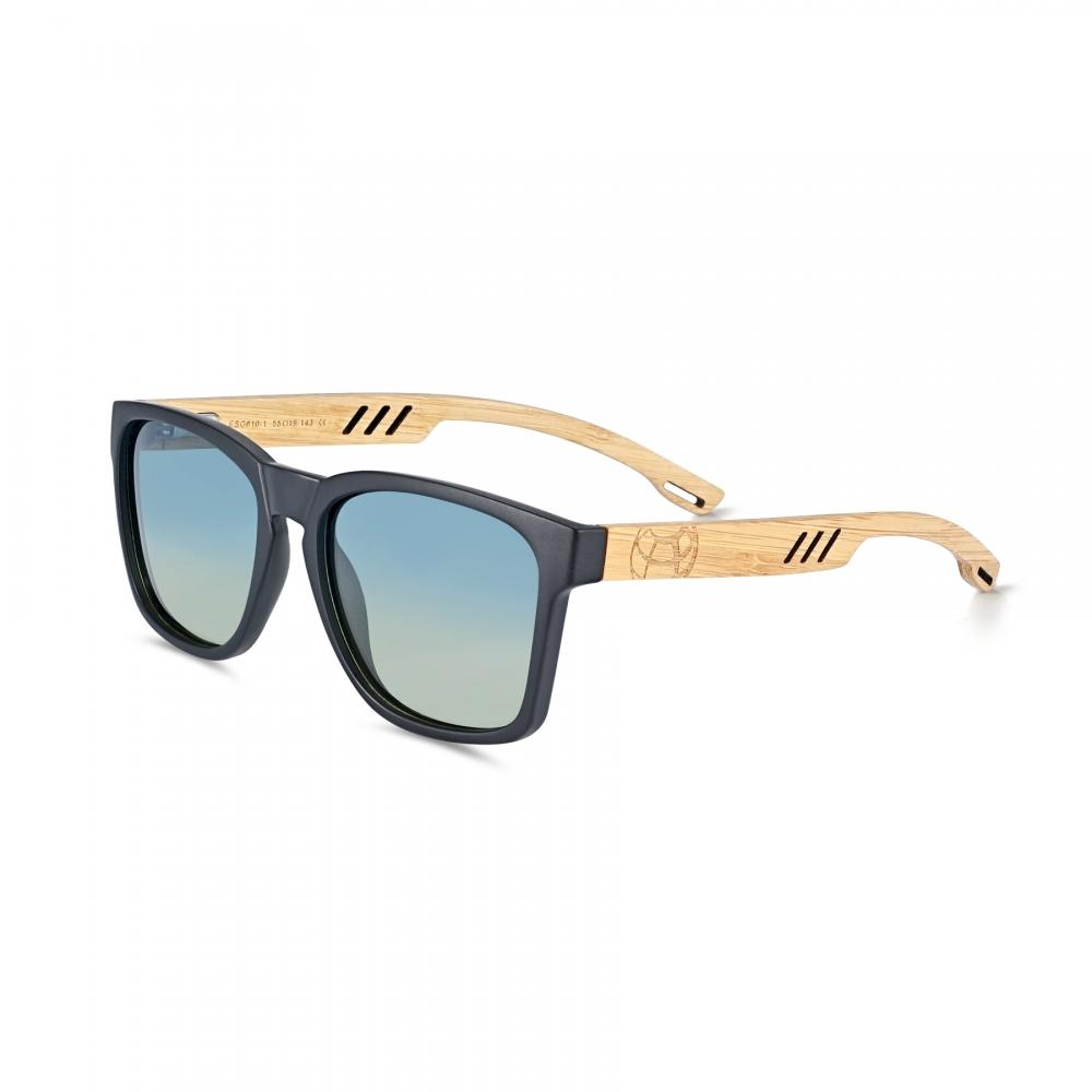 Earth Wood Haven Polarized Sunglasses Bamboo Orange