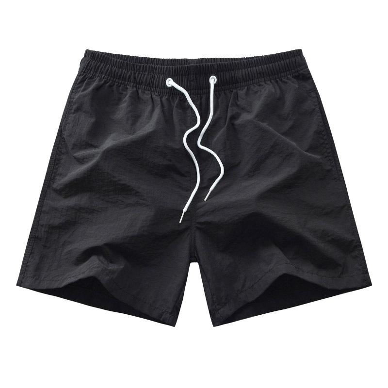 Men Swim Shorts Quick Dry Summer Pocket Elastic Waist Basic Shorts Pant 3XL Swimwear Running Jogging Trunks Beach Board Shorts